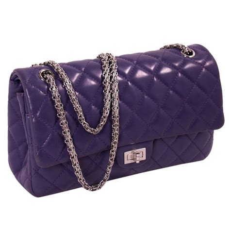 chanel purple bag|chanel 2.55 reissue 226 flap.